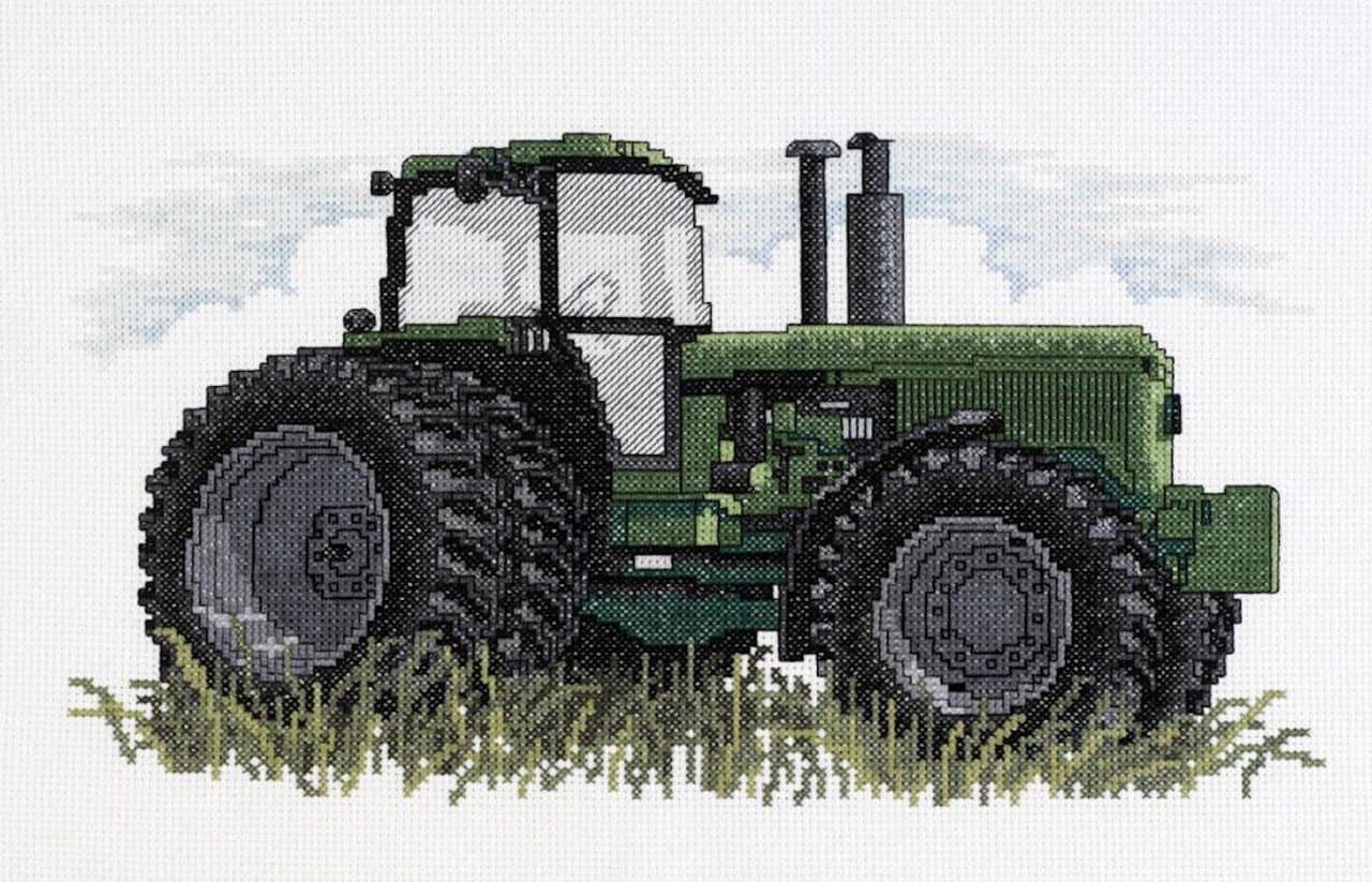 9 Cross Stitch Patterns Of Farm Tractors Stitching Jules