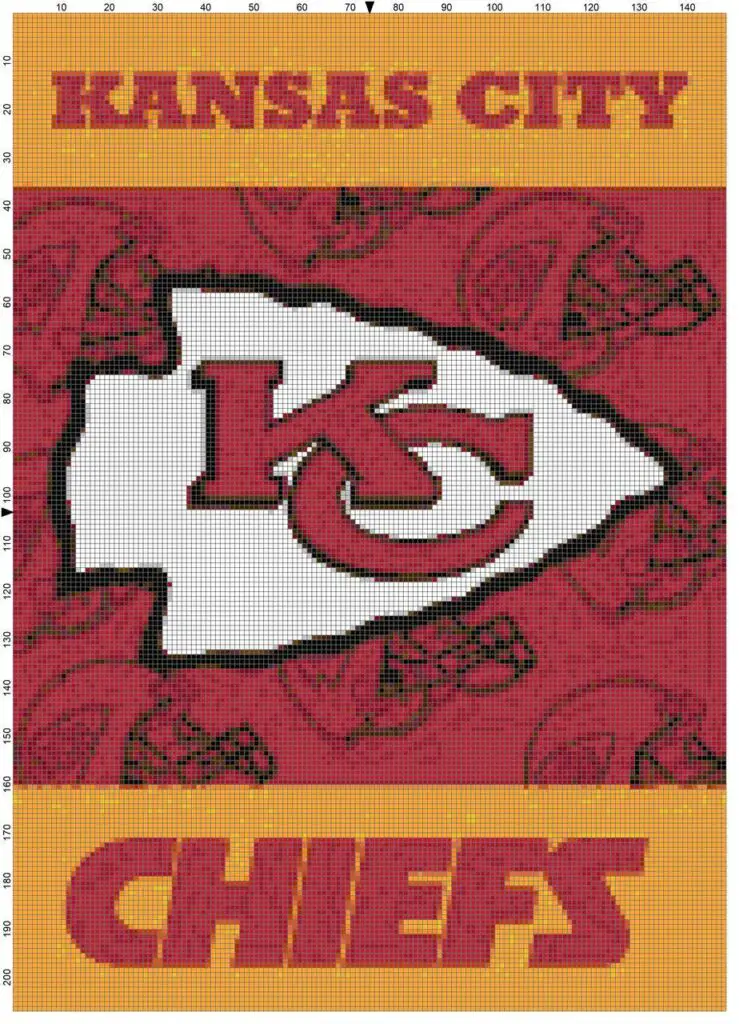 Cross Stitch Patterns For Fans Of The Kansas City Chiefs Stitching Jules